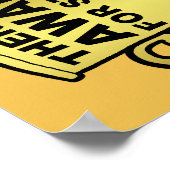 Geen onderscheiding voor het stomme Funny Poster S (Hoek)