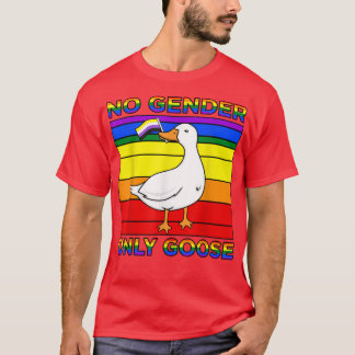 Geen ondersteuning voor alleen geslacht Goose Gay T-shirt
