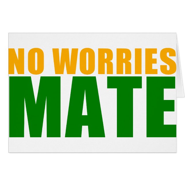 geen ongerustheid (Voorkant Horizontaal)