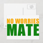 geen ongerustheid briefkaart (Voorkant / Achterkant)