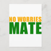 geen ongerustheid briefkaart (Voorkant)