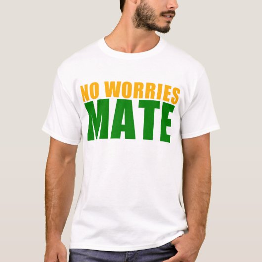 geen ongerustheid t-shirt (Voorkant)