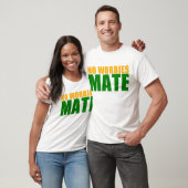 geen ongerustheid t-shirt (Unisex)