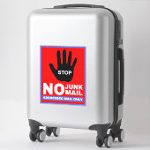 Geen ongewenste e-mail alleen geadresseerd - Ongew Sticker (Koffer)