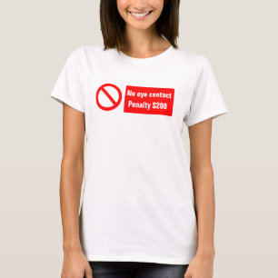 Geen oogcontact T-shirt