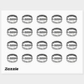 Geen oordeel nodig! ronde sticker (Vel)