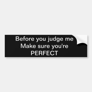 geen oordeel over bumperstickers