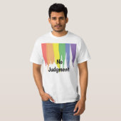 Geen oordeel T-shirt (Voorkant volledig)