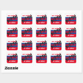 GEEN OORLOG, н, т, в, Button, Vierkante Sticker (Vel)
