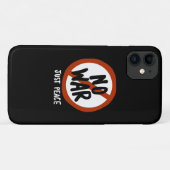 Geen oorlog alleen vrede Case-Mate iPhone case (Achterkant (horizontaal))