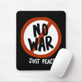 Geen oorlog alleen vrede muismat (Met muis)