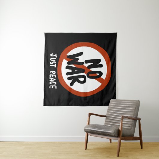 Geen oorlog alleen vrede wandkleed (In Situ (horizontaal))