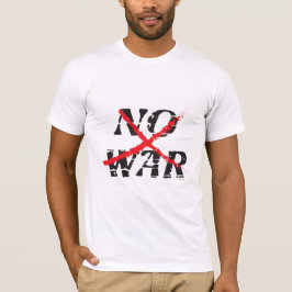 Geen oorlog, anti-oorlog, vrijheid, niet-geweld t-shirt
