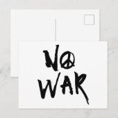 Geen oorlog briefkaart (Voorkant / Achterkant)