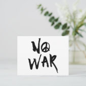 Geen oorlog briefkaart (Staand voorkant)