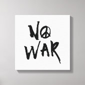 Geen oorlog canvas afdruk (Voorkant)