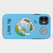 Geen oorlog! Case-Mate iPhone case (Achterkant (horizontaal))
