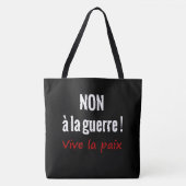 Geen oorlog, geen vrede tote bag (Voorkant)