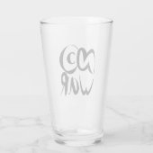 Geen oorlog glas (Achterkant)