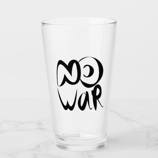 Geen oorlog glas (Voorkant)