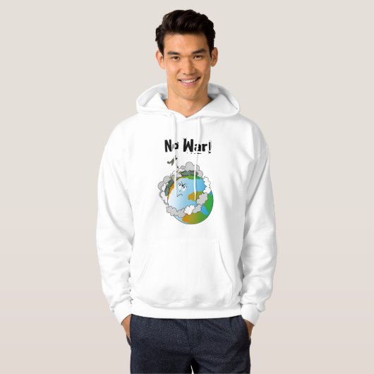 Geen oorlog! hoodie (Voorkant volledig)