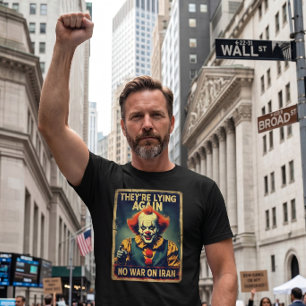 Geen Oorlog in Iran Anti Neocon Vredes T-Shirt
