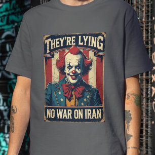 Geen Oorlog in Iran T-shirt Anti Neocon Propaganda