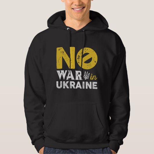 Geen oorlog in Oekraïne Hoodie (Voorkant)