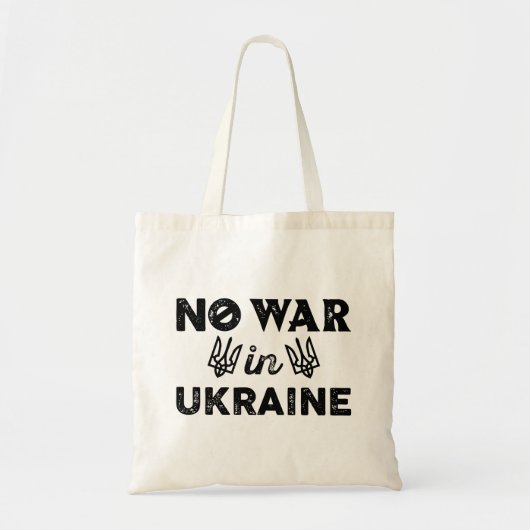 Geen oorlog in Oekraïne Tote Bag (Voorkant)