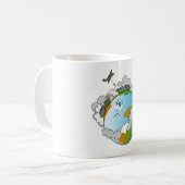 Geen oorlog! koffiemok (Voorkant links)