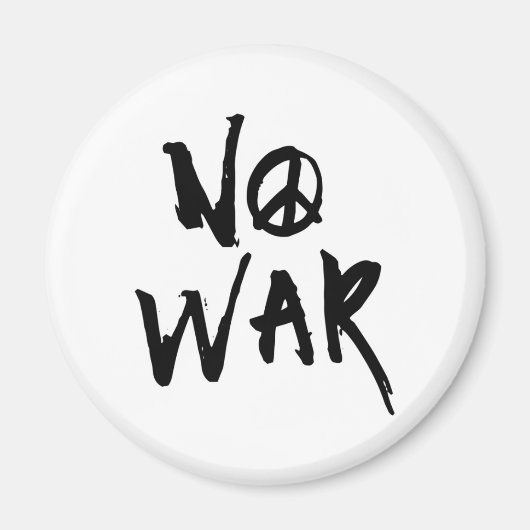 Geen oorlog magneet (Voorkant)
