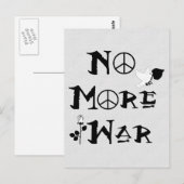 Geen oorlog meer briefkaart (Voorkant / Achterkant)