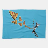 Geen oorlog meer pizza theedoek (Horizontaal)