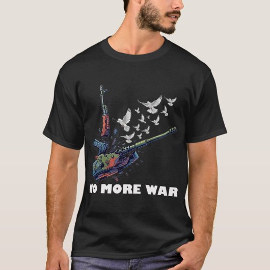 GEEN OORLOG MEER T-SHIRT (Voorkant)