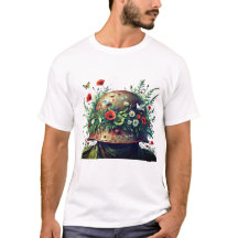 Geen Oorlog Meer: Vredeshelm Bloemendesign 