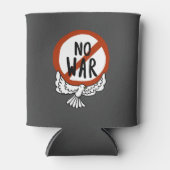 Geen oorlog met honden blikjeskoeler (Voorkant)