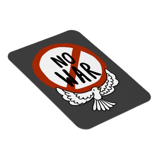 Geen oorlog met honden magneet (Rechterzijde)