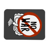 Geen oorlog met honden magneet (Horizontaal)