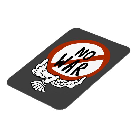 Geen oorlog met honden magneet (Linkerzijde)