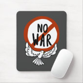 Geen oorlog met honden muismat (Met muis)