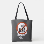 Geen oorlog met honden tote bag (Achterkant)