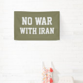 GEEN OORLOG MET IRAN Spandoek (Insitu)