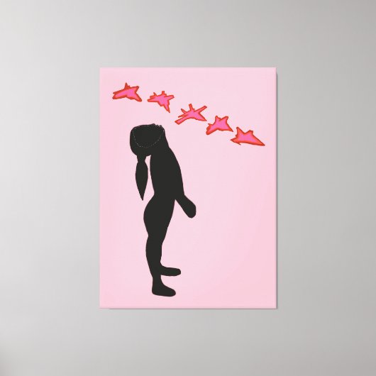 Geen Oorlog Modern Abstract Schilderij Canvas Prin (Voorkant)