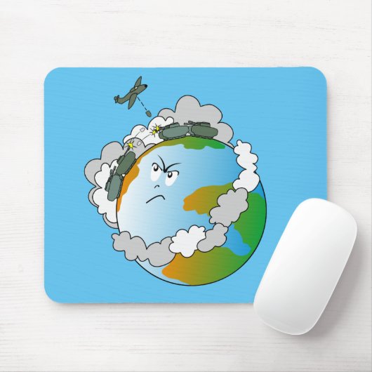 Geen oorlog! muismat (Met muis)