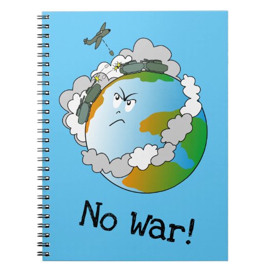 Geen oorlog! notitieboek (Voorkant)