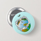 Geen oorlog! ronde button 5,7 cm (Voorkant /achterkant)