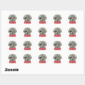 Geen oorlog ronde sticker (Vel)