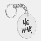 Geen oorlog sleutelhanger (Voorkant Links)