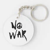 Geen oorlog sleutelhanger (Achterkant)