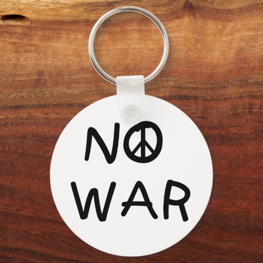 GEEN oorlog Sleutelhanger (Voorkant)